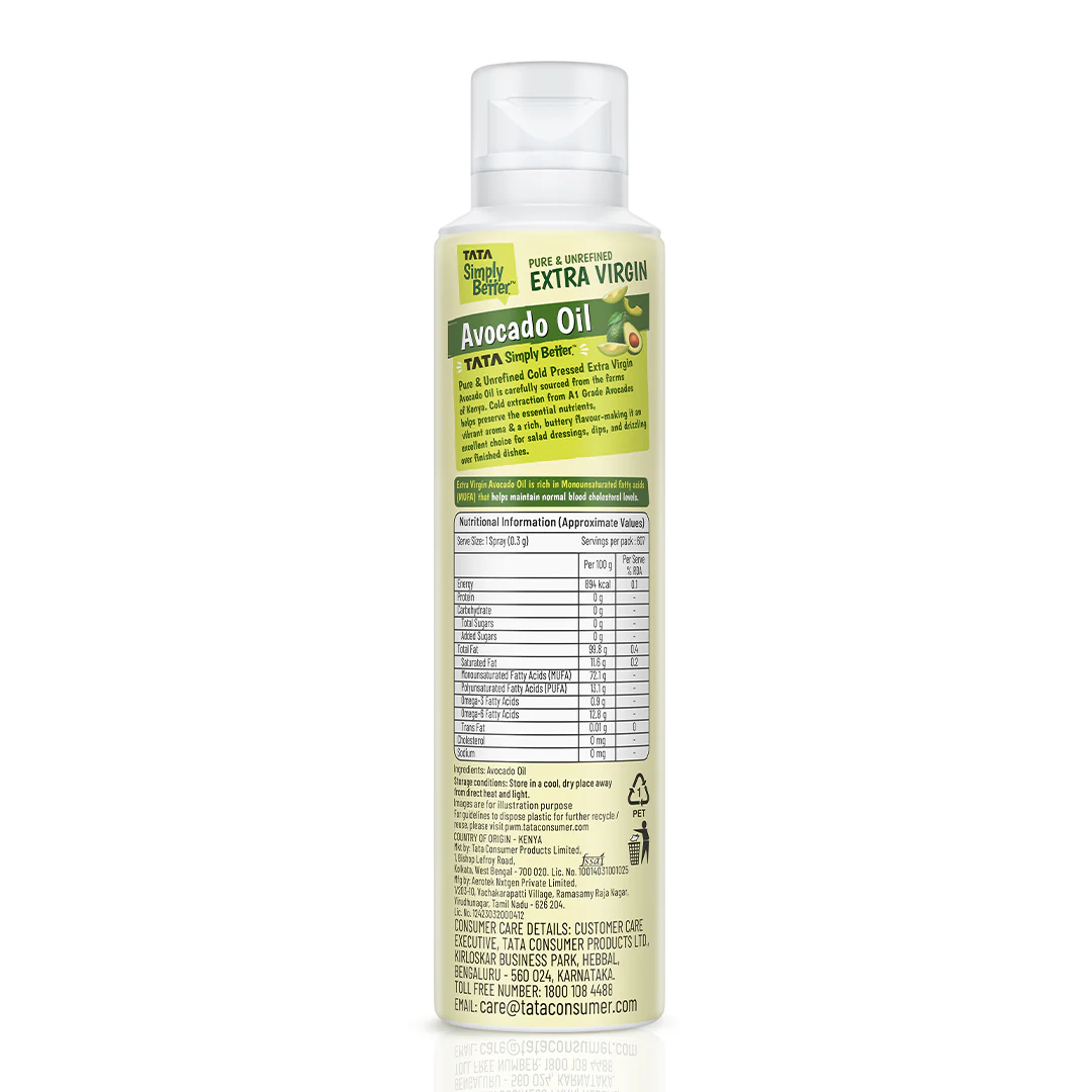 Tata Simply Better Extra Virgin Avocado Oil Spray - Image 12