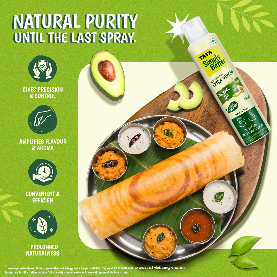 Tata Simply Better Extra Virgin Avocado Oil Spray - Image 4