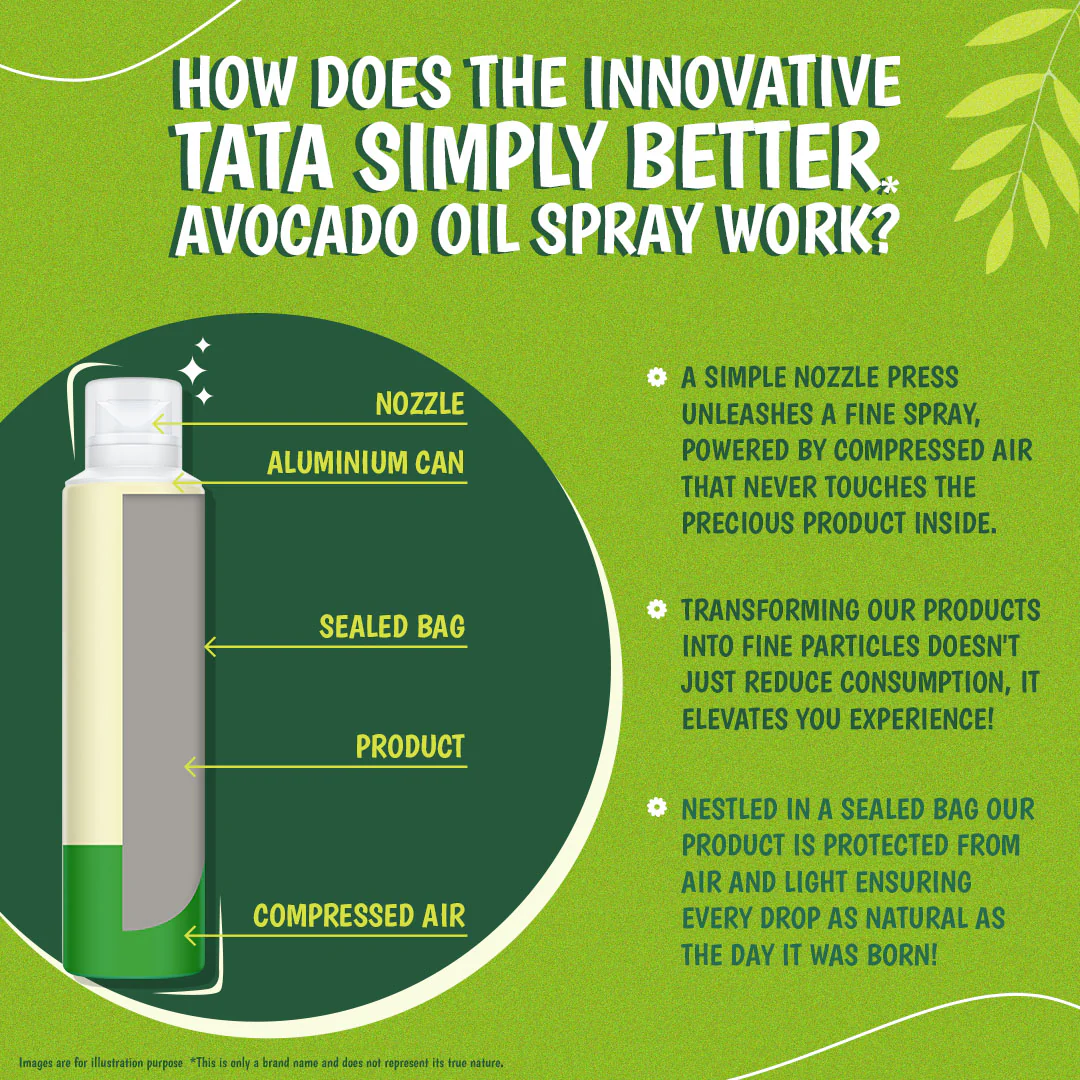 Tata Simply Better Extra Virgin Avocado Oil Spray - Image 8