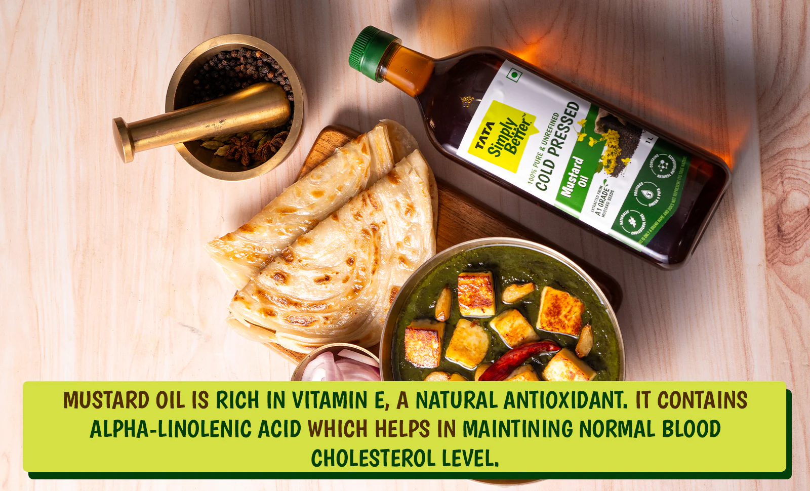 Tata Simply Better Mustard Oil 1L | 100% Pure, Unrefined & Cold-pressed | Hexane-Free - Image 6