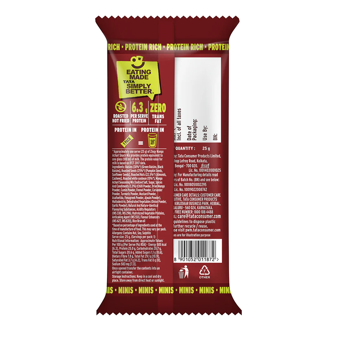 Tata Simply Better Flavored Dry fruits Assorted pack - 144g - Image 5
